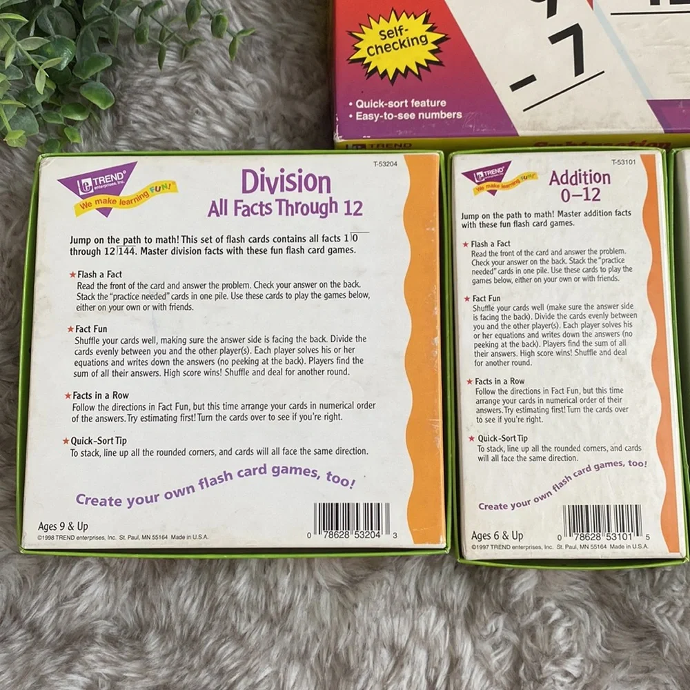Tend enterprise flashcards - vintage